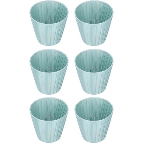 6-teiliges Lampenschirmset aus Stoff, Lampenabdeckung für Kronleuchter, Wandleuchten, Clip-Befestigung, kompatibel mit ABCFP-Glühbirnen (1/5)