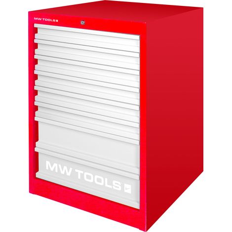 Armoire d'atelier à 5,8 ou 10 tiroirs midi - 670MM de large MW Tools DELK0803R (1/2)
