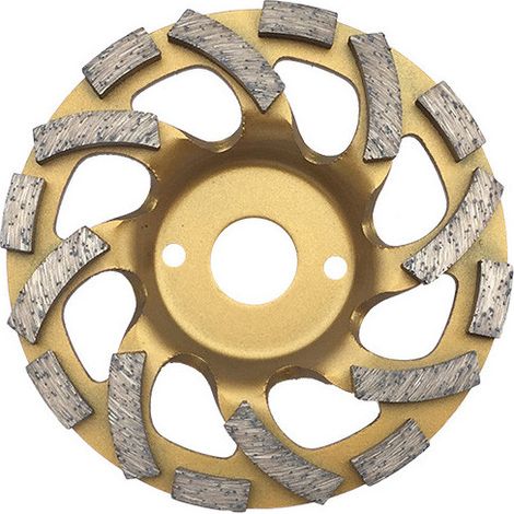 Diamwood – Disque diamant pour meuleuse 125mm – Alésage 22,23mm – Hauteur segments 6mm – Pour béton et granite – Haute performance
