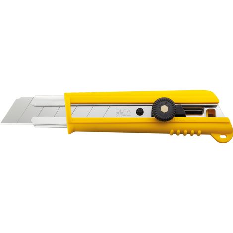 Cutter Olfa NH-1 jaune 25 mm plastique haute résistance