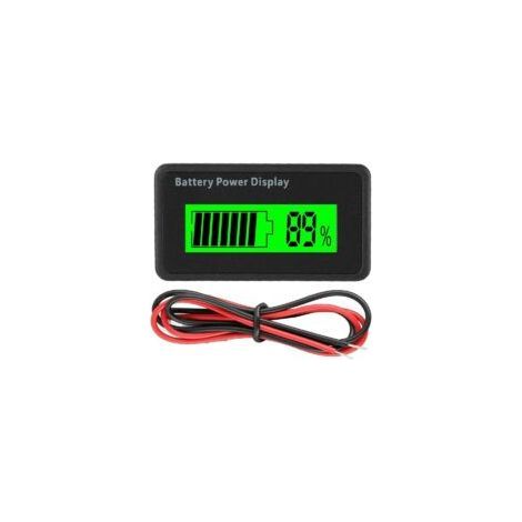 Indicateur de capacité de batterie 12-48 V, testeur de puissance, voltmètre universel (vert) (1/5)