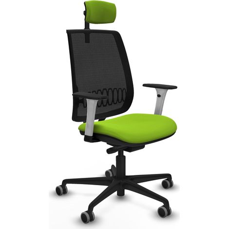 Silla de oficina piqueras y crespo Alares cuero sintético negro (1/2)