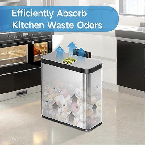 Lot de 20 recharges de filtres anti-odeurs pour poubelles EKO Step, poubelles sans contact avec compartiment de filtre intégré - JBMEDIA (1/4)