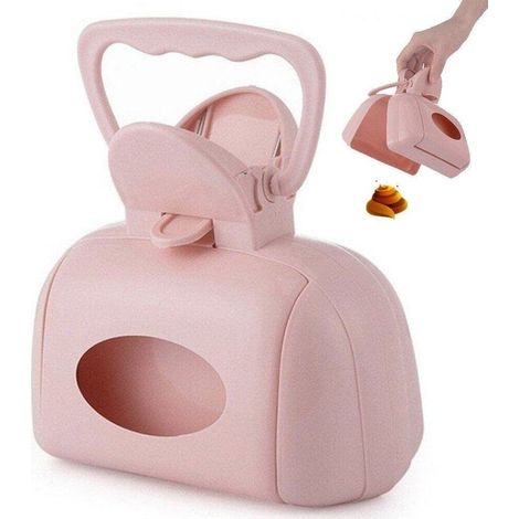 Pet Pooper Scooper Outil de ramassage des déchets de Chien Outil de ramassage de Caca de Chien Durable Incassable Pooper Scooper Idéal pour l'herbe (1/5)