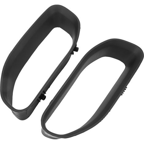 Abdeckung für vordere Abschleppöse 68274701AA, Abschleppring-Set mit Stoßstangenverkleidung, kompatibel mit Ram 1500 DT, Ersatzteil, schwarze Ausführung, 1 Stück (1/5)