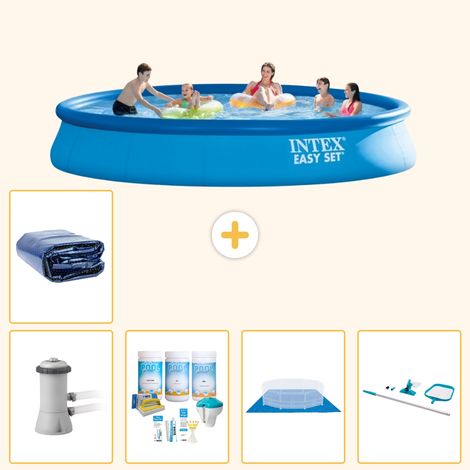 Intex Piscine Easy Set Ronde - 457x84 cm - 6-pièces S20281 (1/5)