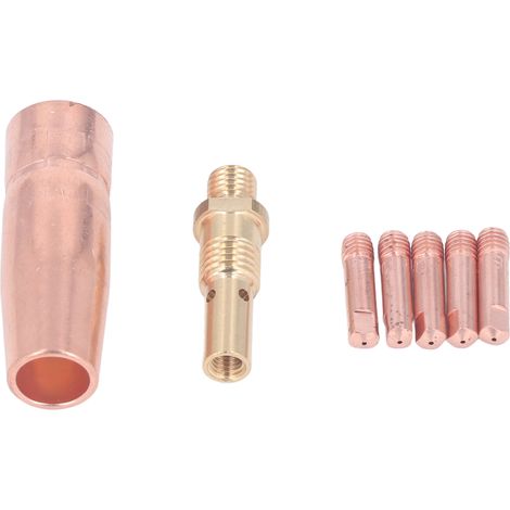 0,8-mm-MIG-Schweißbrenner-Ersatzteile: Gasdüsenverteiler, Kontaktspitzen, passend für Magnum 100L K530-Serie (1/5)