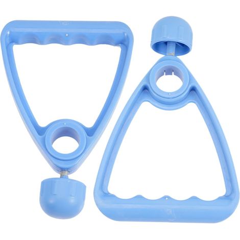 2 pièces Poignée de support pour perfusion plastique accessoire pour poteau d'infusion poignée ergonomique pour support médical lot de 2 facile à installer adaptée aux (1/5)