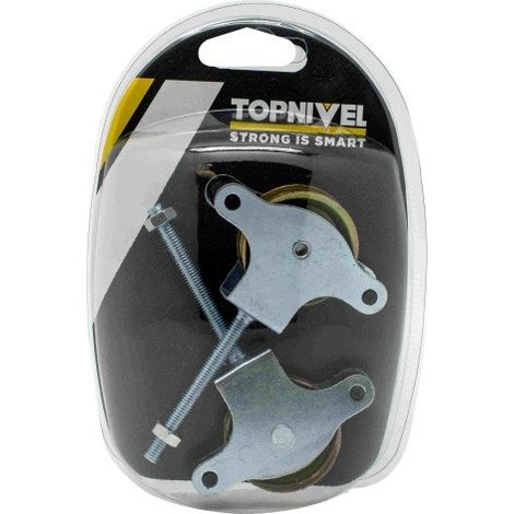 POLEA TENDEDERO TUERCA 60MM METALICA CINC NIVEL