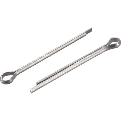 30Pcs Goupilles Fendues 1,5mm x 20mm Acier Inox Argenté (1/5)