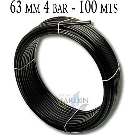 Tubo in Polietilene 63mm  Tubo Agricolo 63mm 4 bar 100 metri  Tubo per Irrigazione 63mm  Tubo da Irrigazione 63mm