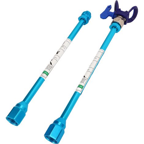 Lot de 2 rallonges de pulvérisation G7/8 14 en acier inoxydable, embout de pulvérisation de rechange pour la maison (bleu). (1/5)