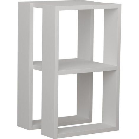 Mesita de noche blanca H55 cm - LORRIE (1/3)