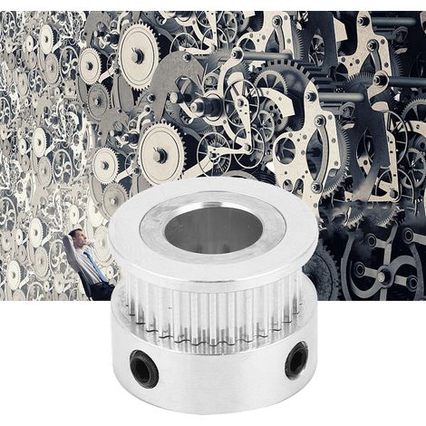 Poulie de courroie de distribution 2GT 30 dents, trou 5/6/8/10 mm pour courroie de distribution de 6 mm de large (10 mm) (1/5)