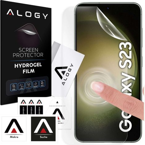 Pellicola in idrogel per la protezione dello schermo del Samsung Galaxy S23, pellicola in idrogel Alogy (1/5)