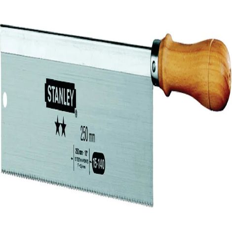 Sierra manual Stanley 1-15-140 mango madera respaldo reforzado