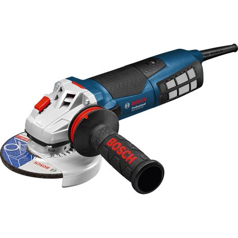 Bosch – Meuleuse angulaire 1900W 125mm – Moteur puissant avec présélection de vitesse – Protection contre les surcharges – Pour meulage métal