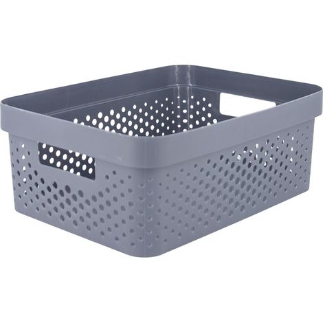 Zest 7house Mittlerer rechteckiger Aufbewahrungskorb 12,5 Liter