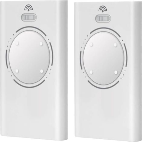 x Télécommande XT2 868MHZ SLH 787009 Double Canal Porte de Garage Électrique 2 Blanc (1/5)