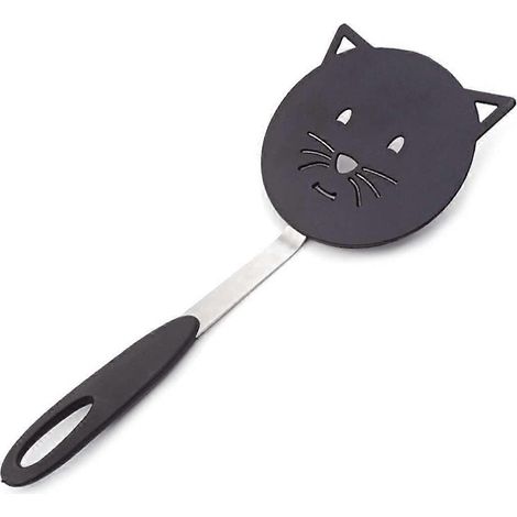 Spatule à wok en nylon Turner, petite et résistante à la chaleur, en forme de chat mignon (1/5)