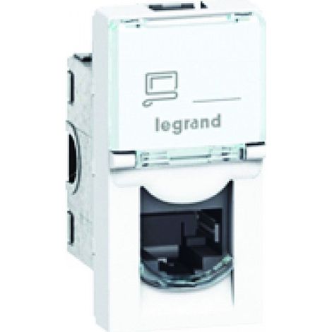 PRISE RJ45 C6 STP MOSAIC 1 MODULE LEGRAND 076563