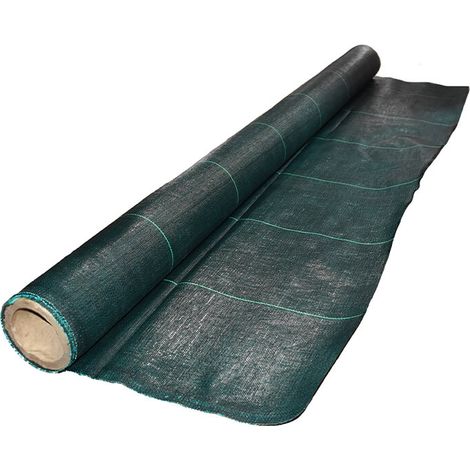 Maillestore – Toile de paillage verte 130g/m² – 1.65m x 100m – Anti-mauvaises herbes – Conserve l'humidité du sol – Résistante et durable