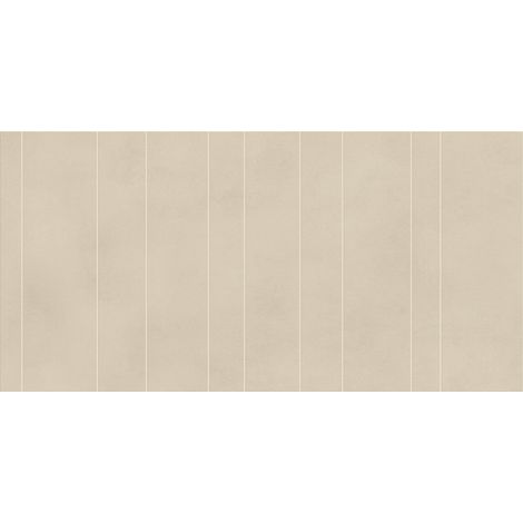 Carrelage effet Béton Beige Crème Ridge 120x60x0,9 cm Mat Montera - Mur intérieur (vendu par carton de 1,44 m²) - RO'MA CARRELAGE