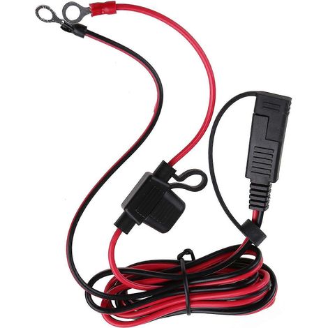 Câble adaptateur de rallonge pour chargeur de batterie de voiture SAE vers cosse à œillet, (1/5)