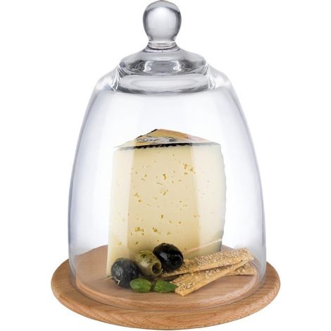 Plateau en Bois avec Couvercle en Verre - 185x240mm - APS (1/4)