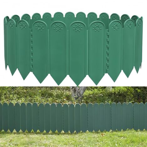 Bordure de jardin en plastique de 2 m, bordure de jardin, bordure de terrasse, clôture de jardin pour pelouse, aménagement paysager, allée de patio, parterre de fleurs (1/5)