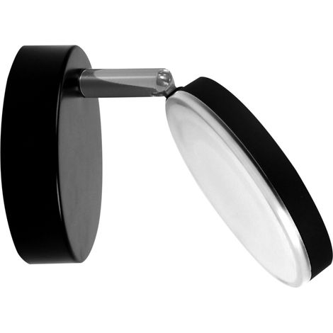 Applique orientabile LED 5W 3000K IP20 nera Capri Polux (1/5)