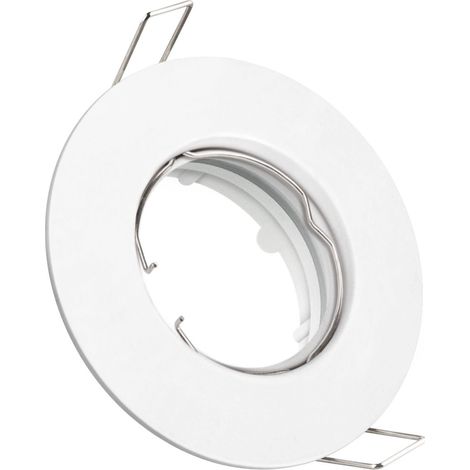 Weißes, rundes, festes Ringset aus Metall