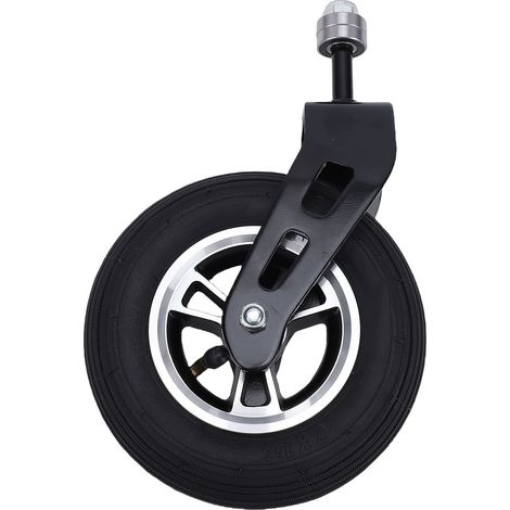 Roulette en caoutchouc gonflable pour chariot universel avec moyeu de roue en alliage d'aluminium 7 pouces 35PSI (1/5)