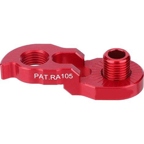 rallonge de patte de dérailleur arrière en alliage d'aluminium pour vélo de route et VTT (rouge) (1/5)
