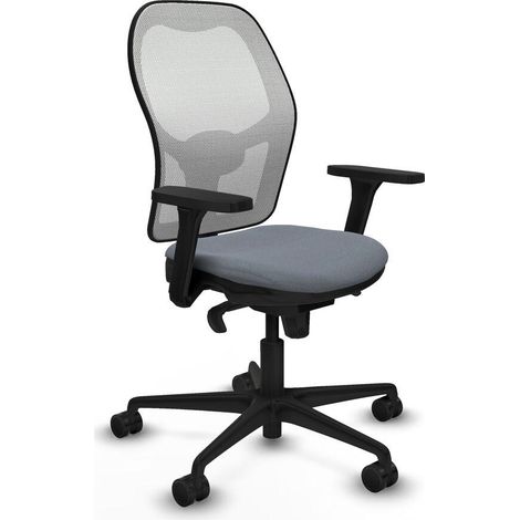 Piqueras-y-crespo Ergonomischer Bürostuhl Grau