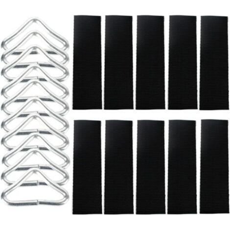 Bardusch 10 pack Ressort de Trampoline, Accessoires de Trampoline, Boucle de Triangle de Trampoline (1/5)