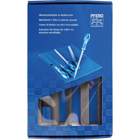 PFERD 532 WRU Juego de limas con funda de PVC