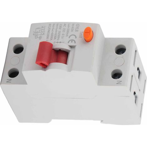 Disjoncteur Différentiel 2P 25A-63A 230VAC - Protection Fuite de Courant Équipement Électrique (1/5)