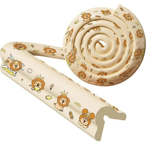 Protection d'angle épaisse anti-collision pour bébé Longueur totale 2 m Pour enfants Maison quotidienne pare-chocs de table (1/5)