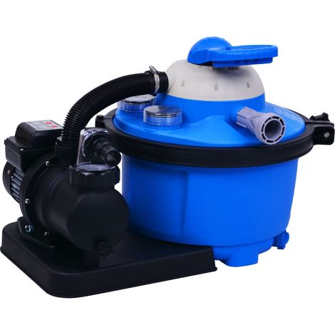 Maison Exclusive - Pompa con Filtro a Sabbia con Timer 450 W 25 L