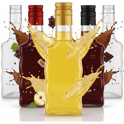 5x FALA 200 ml Flaschen für Weintinkturen mit Schraubverschluss (1/5)