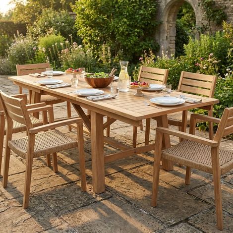 ORATOR - tavolo da giardino allungabile in teak (1/4)