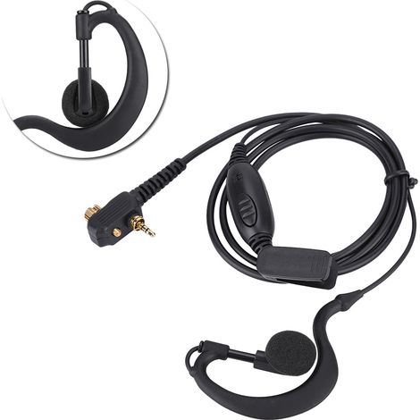 Écouteur micro-casque PTT pour radio bidirectionnelle Motorola Tetra MTH800 MTP850 (type talkie-walkie) (1/5)