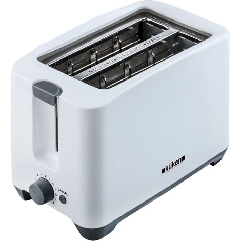 Kunststoff-Toaster 750 W mit 2 Schlitzen