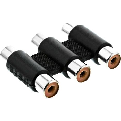 Adattatore 3 RCA audio video interconnessione femmina/femmina Aigostar (1/3)