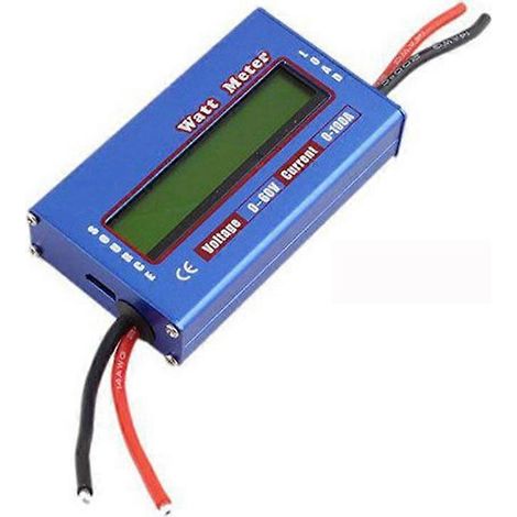 Wattmètre numérique, compteur de puissance, testeur de tension d'équilibrage de batterie CC 60 V 100 A (1/5)