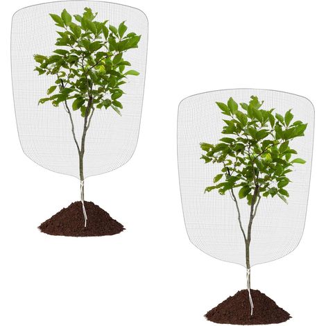 Filet Anti Insecte, 2pcs Filet de Protection Contre Les Insectes, Filets de Jardin Anti-Insectesavec Cordon de Serrage Maille Fine pour Protéger Les Plantes en Pot (1,8 x 1,8 m) (1/5)