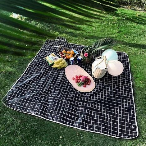 Couverture de plage extra large, pliable et anti-sable, idéale pour le camping (80 x 60 cm). (1/5)