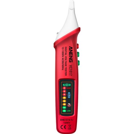 Détecteur de tension AC à pointe, tester de circuit électrique avec fonction NCV, stylo de détection de ligne intelligent compatible pour techniciens (1/5)