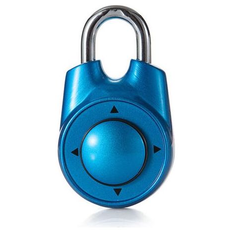 Serrure intelligente bleu Cadenas Serrure à combinaison directionnelle Serrure à bagages de voyage Boîte aux lettres vintage Serrure de gym Serrure intelligente (1/4)